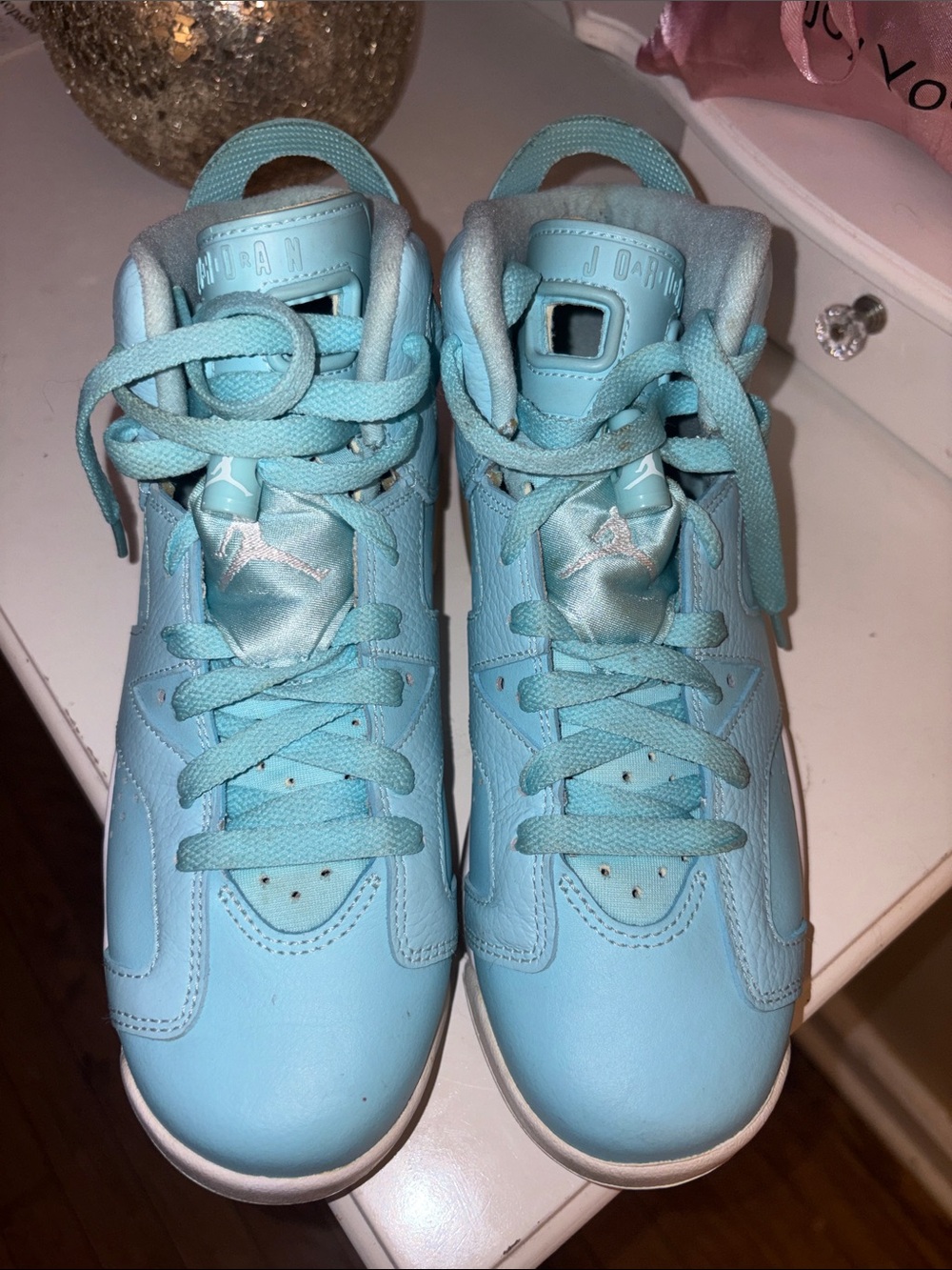 Jordan Kids Light Blue Retro Sneaker
